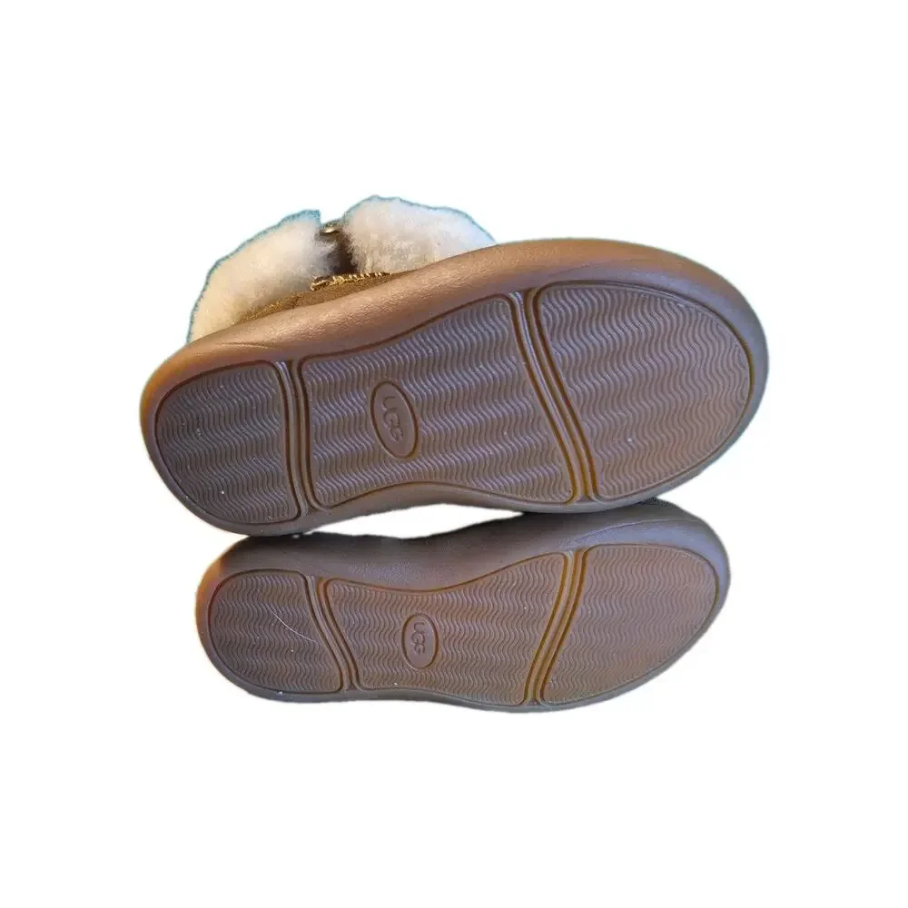 Baby UGG RAMONA FUR CHESTNUT BOOTS SIZE US 7